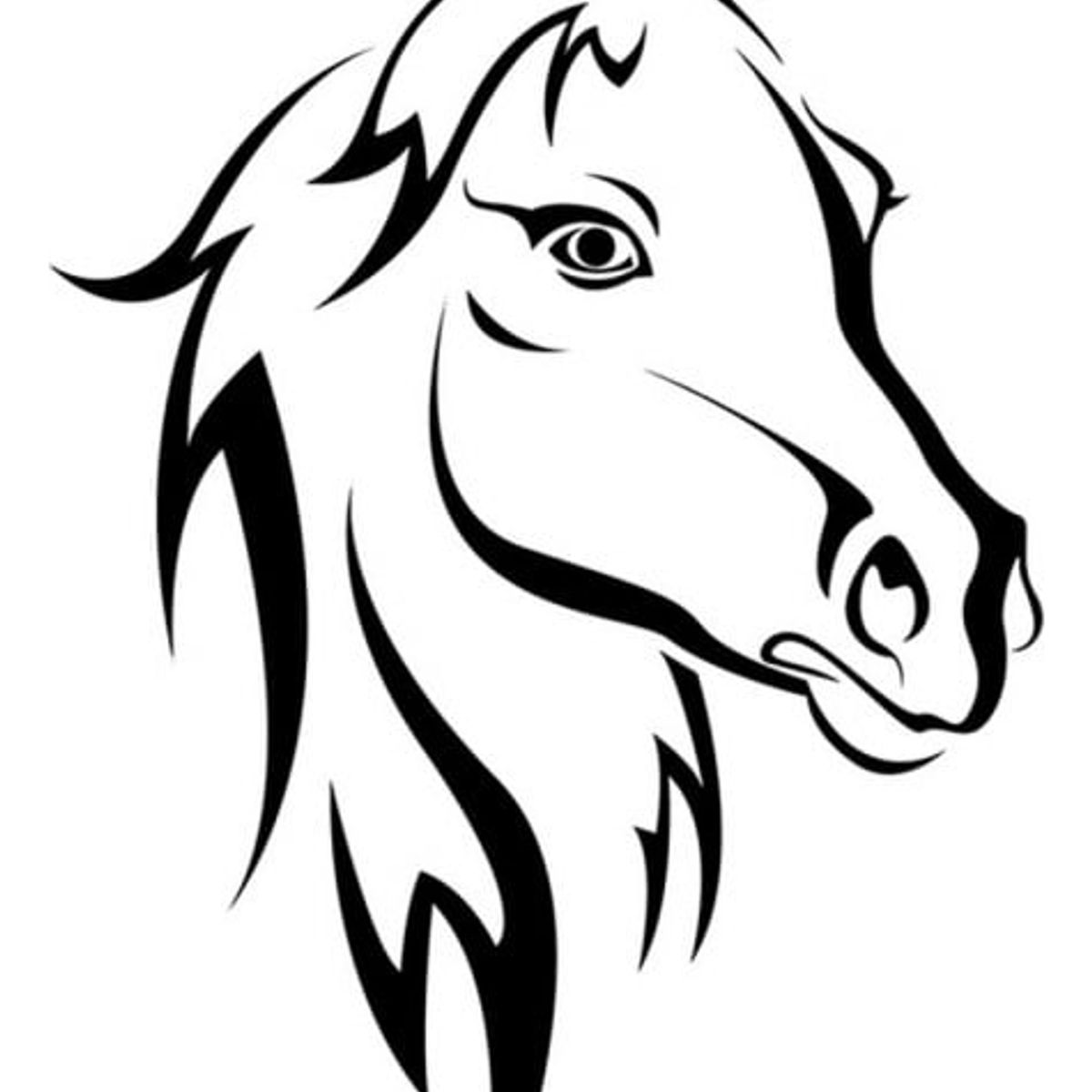 GENERICO - Decomural Horse Head Farm Animals WS-15531