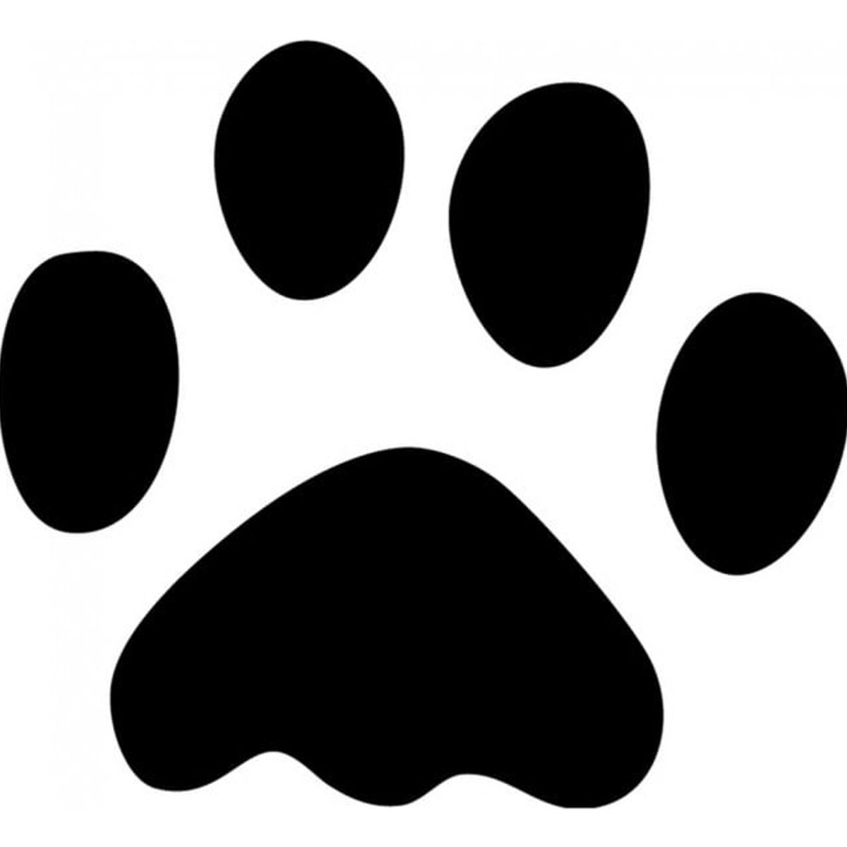 GENERICO - Decomural Paw Print Dog Animals WS-15542