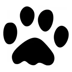 GENERICO - Decomural Paw Print Dog Animals WS-15542