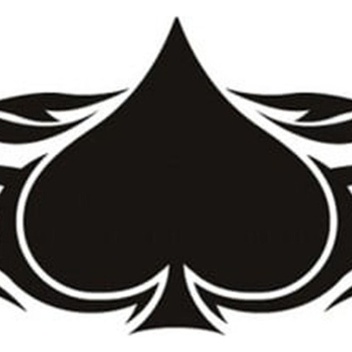 GENERICO - Decomural Tribal Ace Of Spades Card Games WS-15558