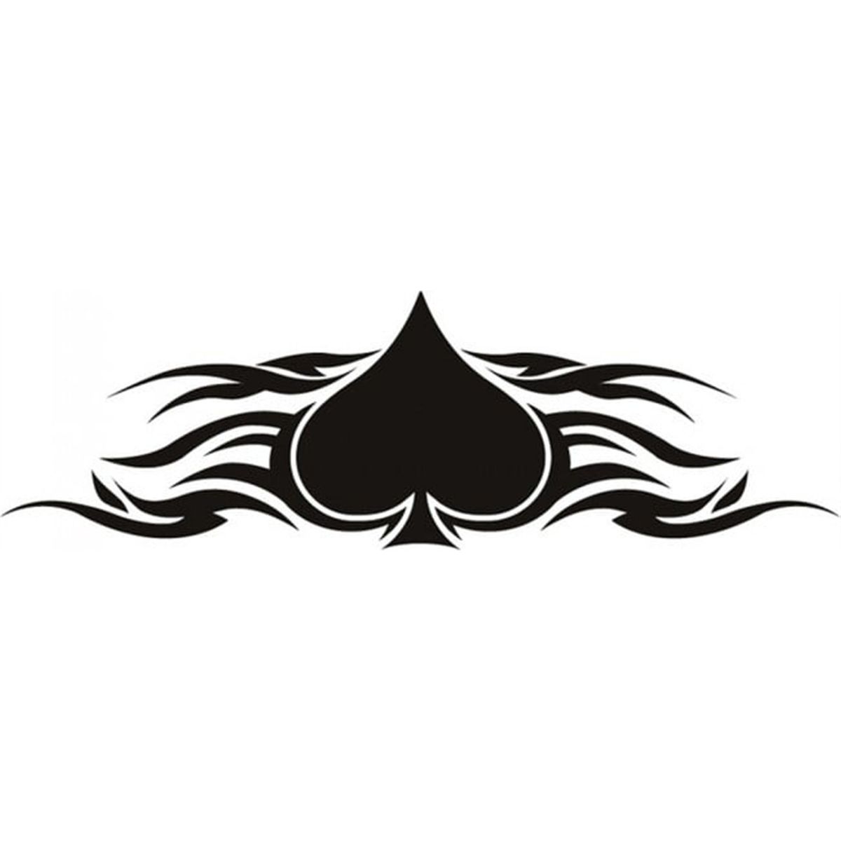 GENERICO - Decomural Tribal Ace Of Spades Card Games WS-15558