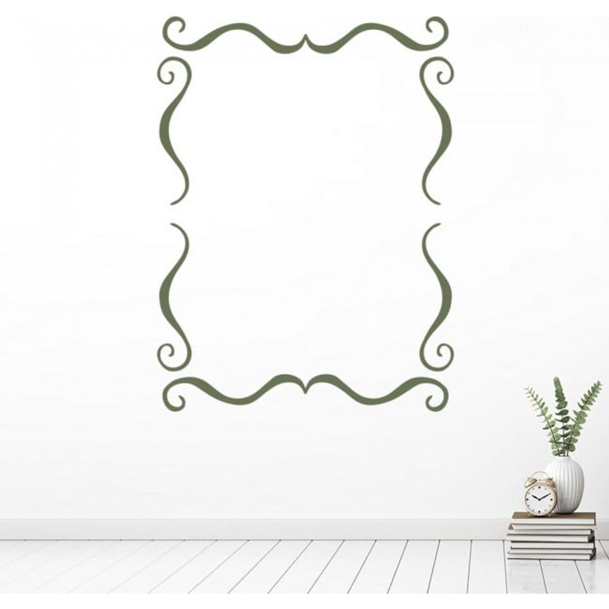 GENERICO - Decomural Swirl Border Decorative Frame Stickers WS-15573