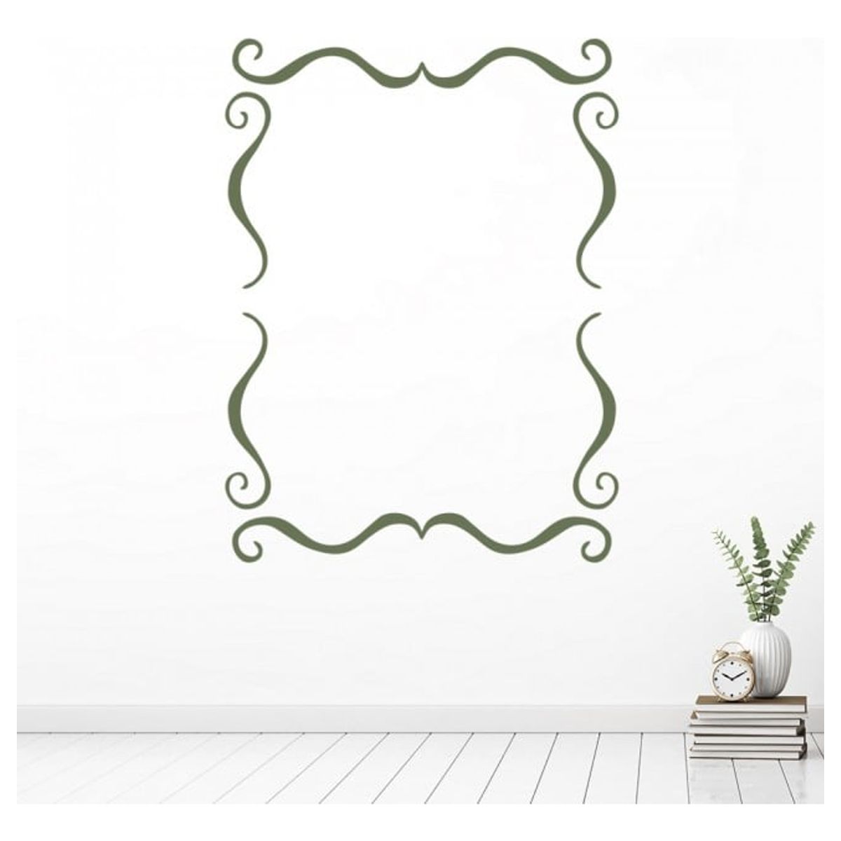 GENERICO - Decomural Swirl Border Decorative Frame Stickers WS-15573