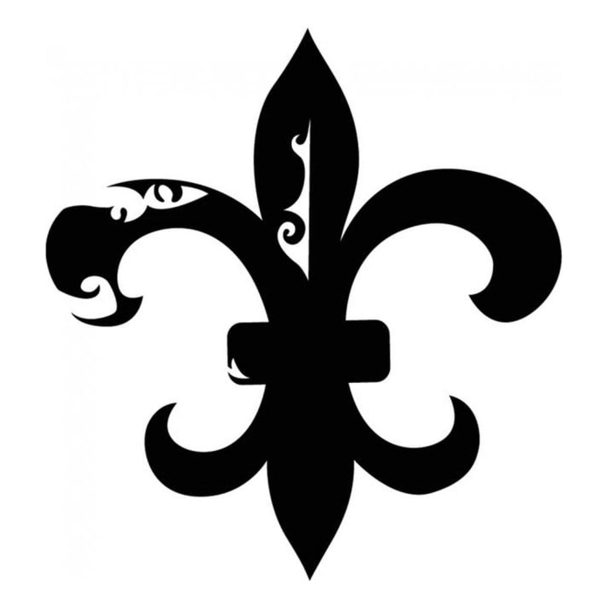 GENERICO - Decomural Fleur De Lis Floral Tile WS-15598