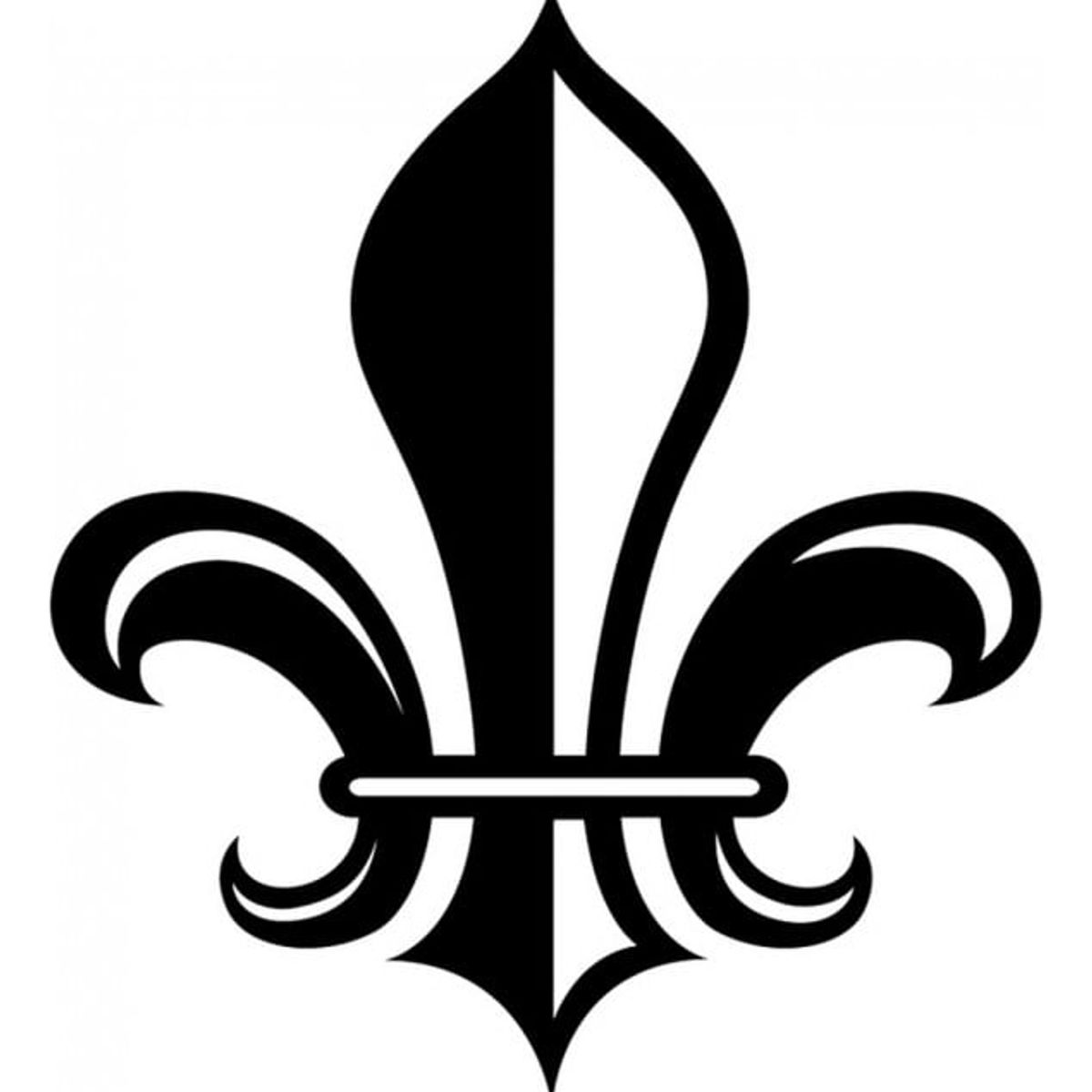 GENERICO - Decomural Fleur De Lis Tile French Flower WS-15601