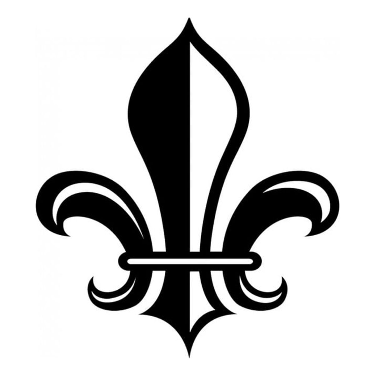 GENERICO - Decomural Fleur De Lis Tile French Flower WS-15601