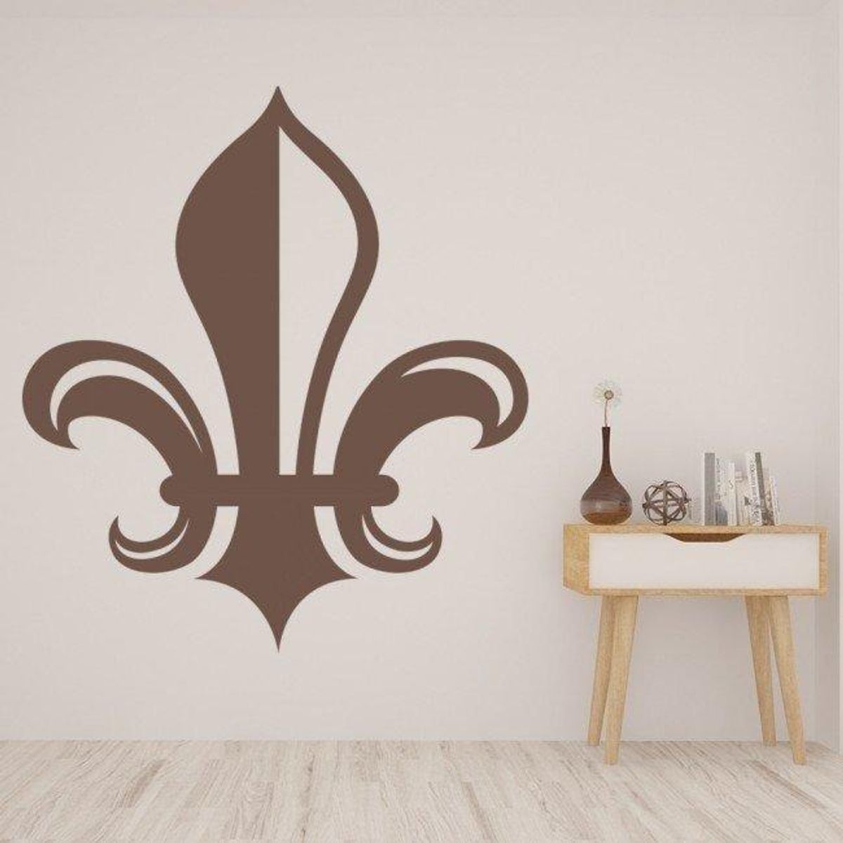 GENERICO - Decomural Fleur De Lis Tile French Flower WS-15601