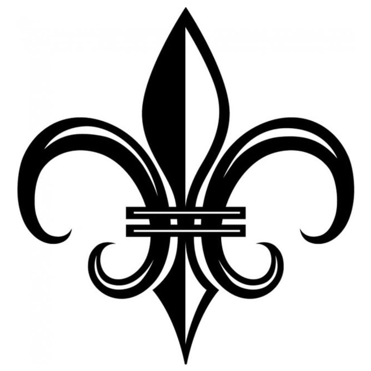 GENERICO - Decomural Fleur De Lis Floral Tile WS-15602