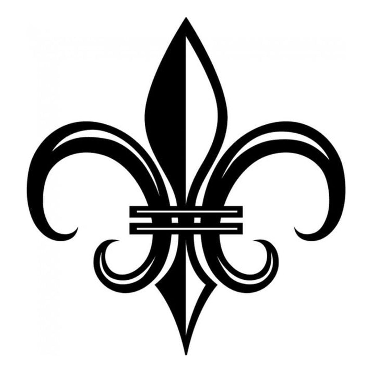 GENERICO - Decomural Fleur De Lis Floral Tile WS-15602