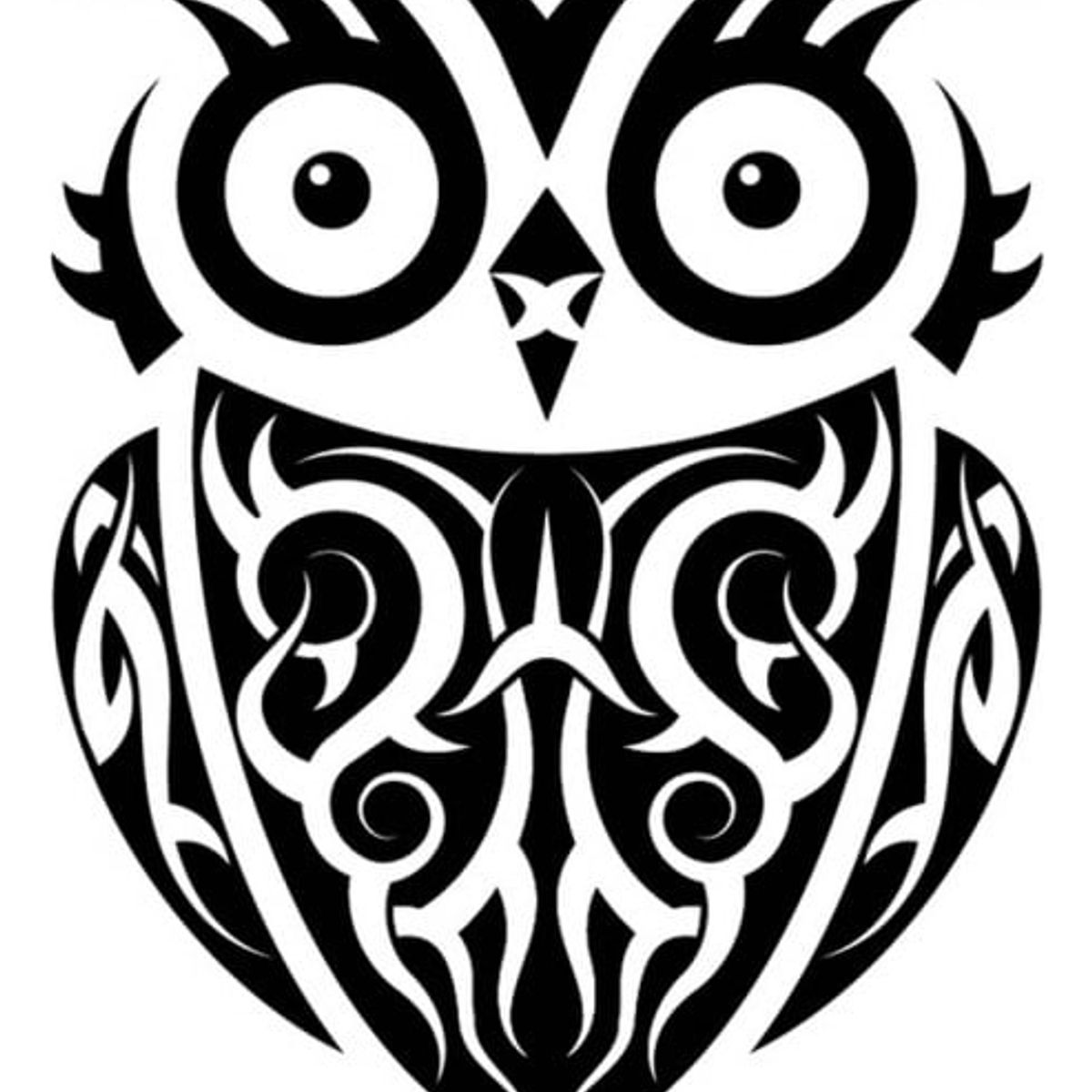 GENERICO - Decomural Owl Tribal Bird WS-15604