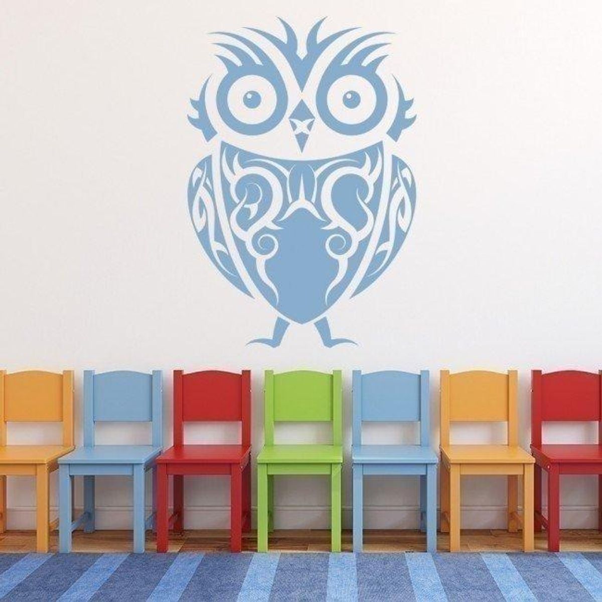 GENERICO - Decomural Owl Tribal Bird WS-15604