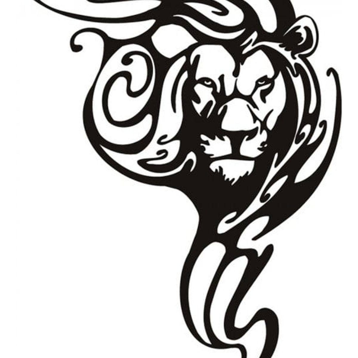 GENERICO - Decomural Lion Head African Animals WS-15607