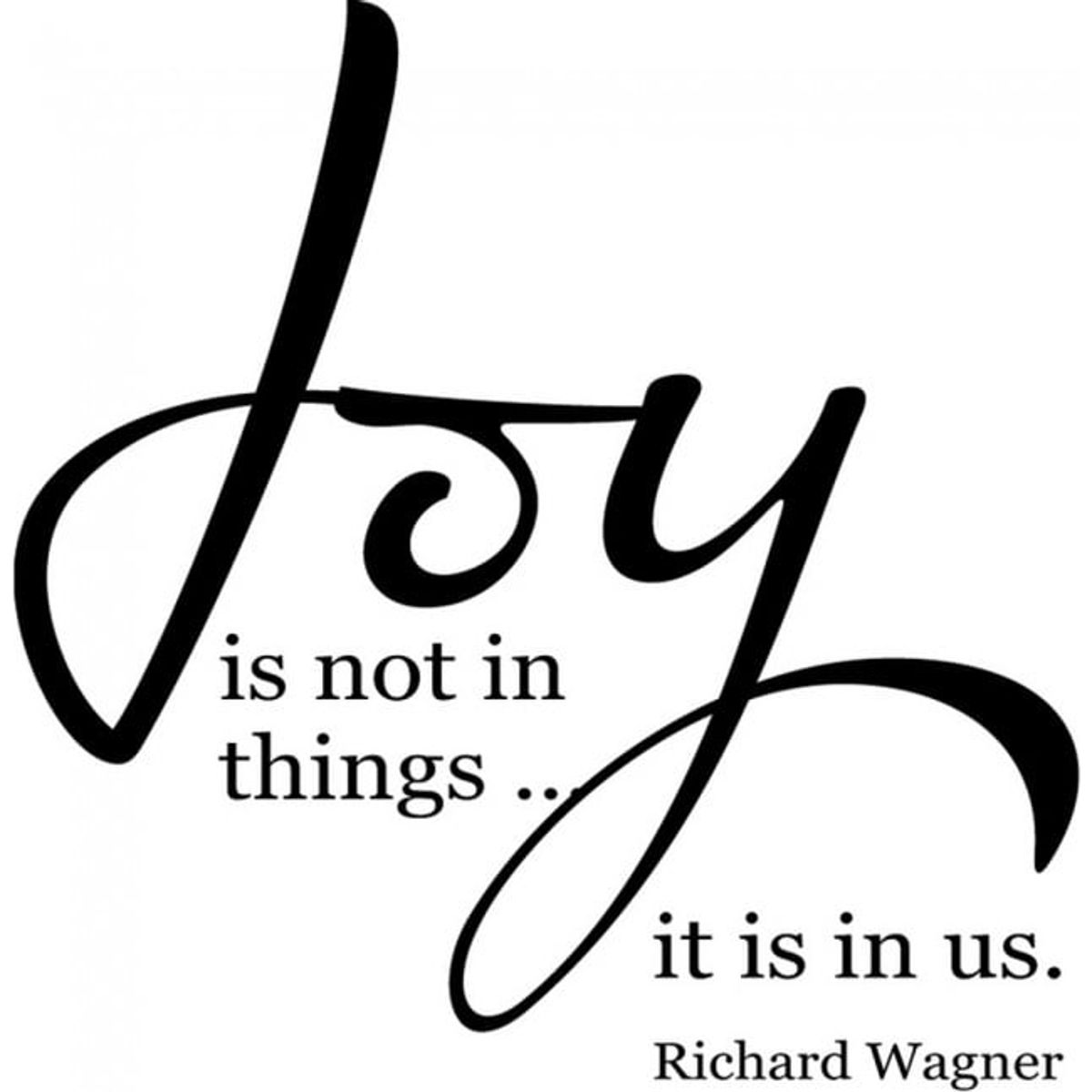 GENERICO - Decomural Joy Is In Us Inspirational WS-15633