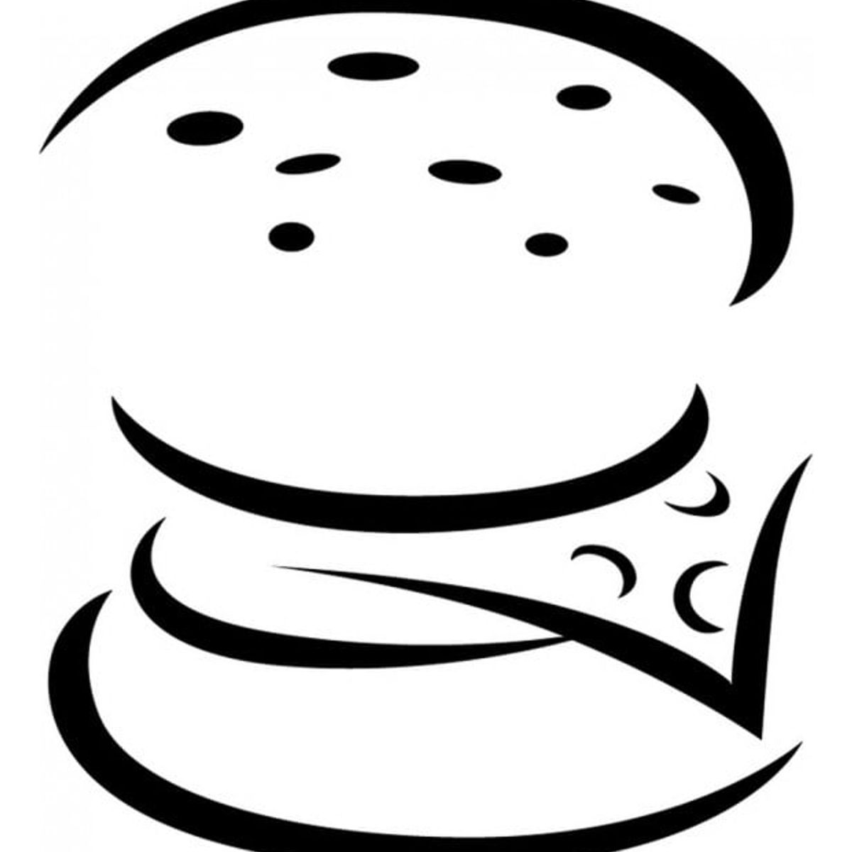 GENERICO - Decomural Cheese Burger Kitchen Cafe WS-15667