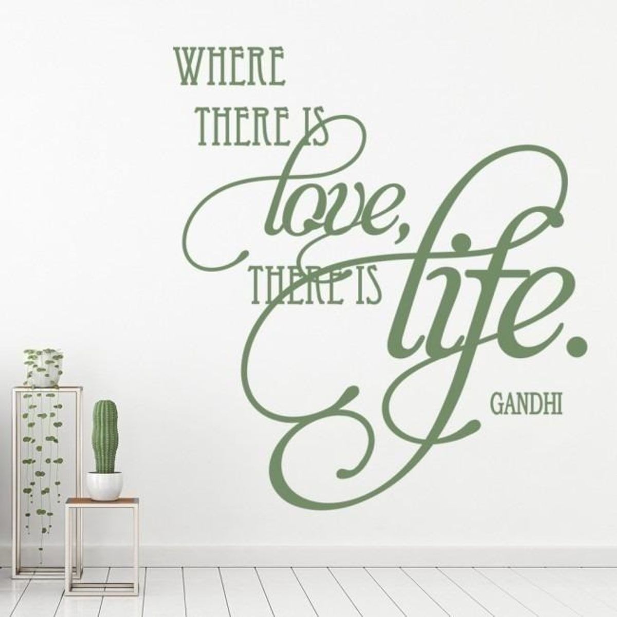 GENERICO - Decomural Where There Is Life Love WS-15669