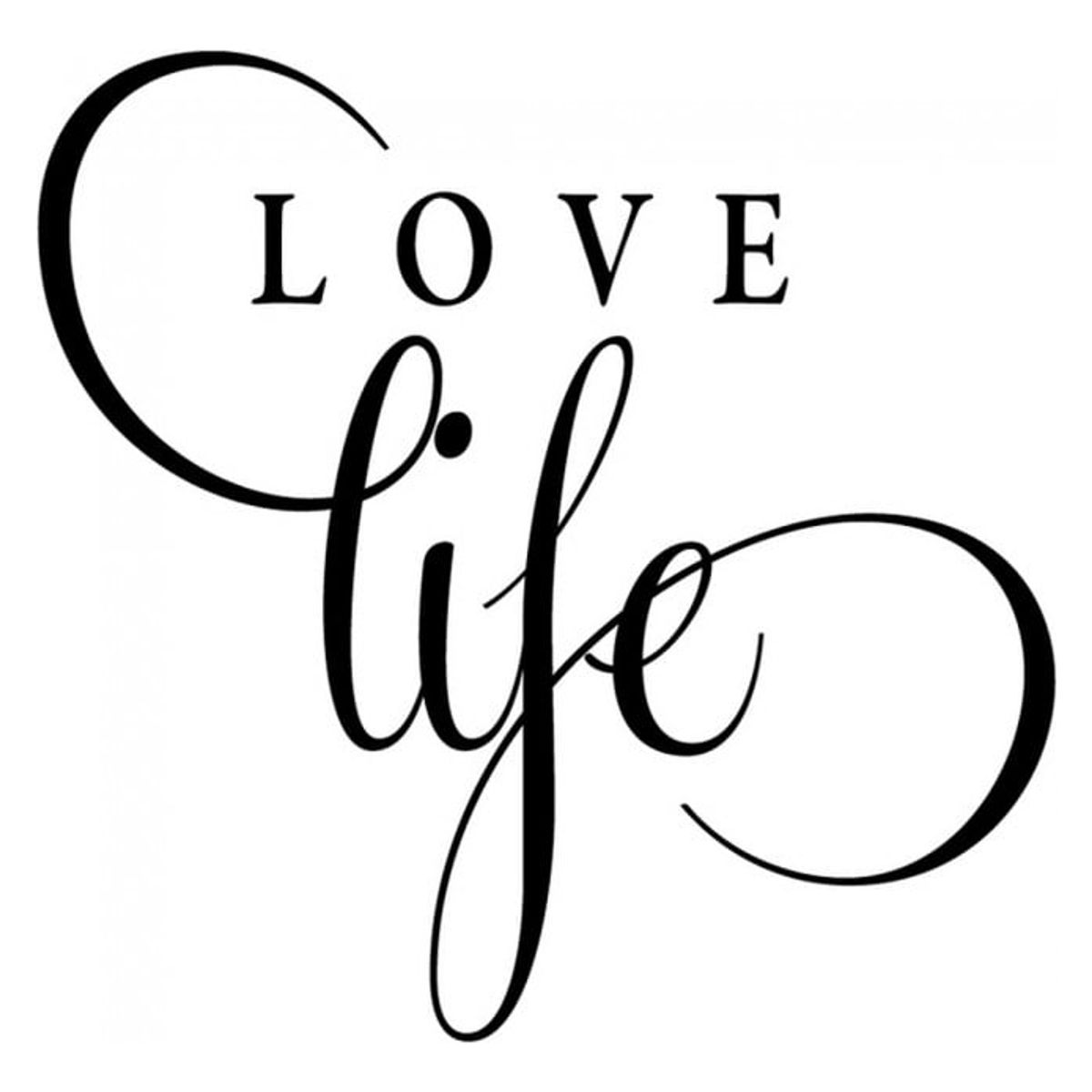 GENERICO - Decomural Love Life Inspirational WS-15674