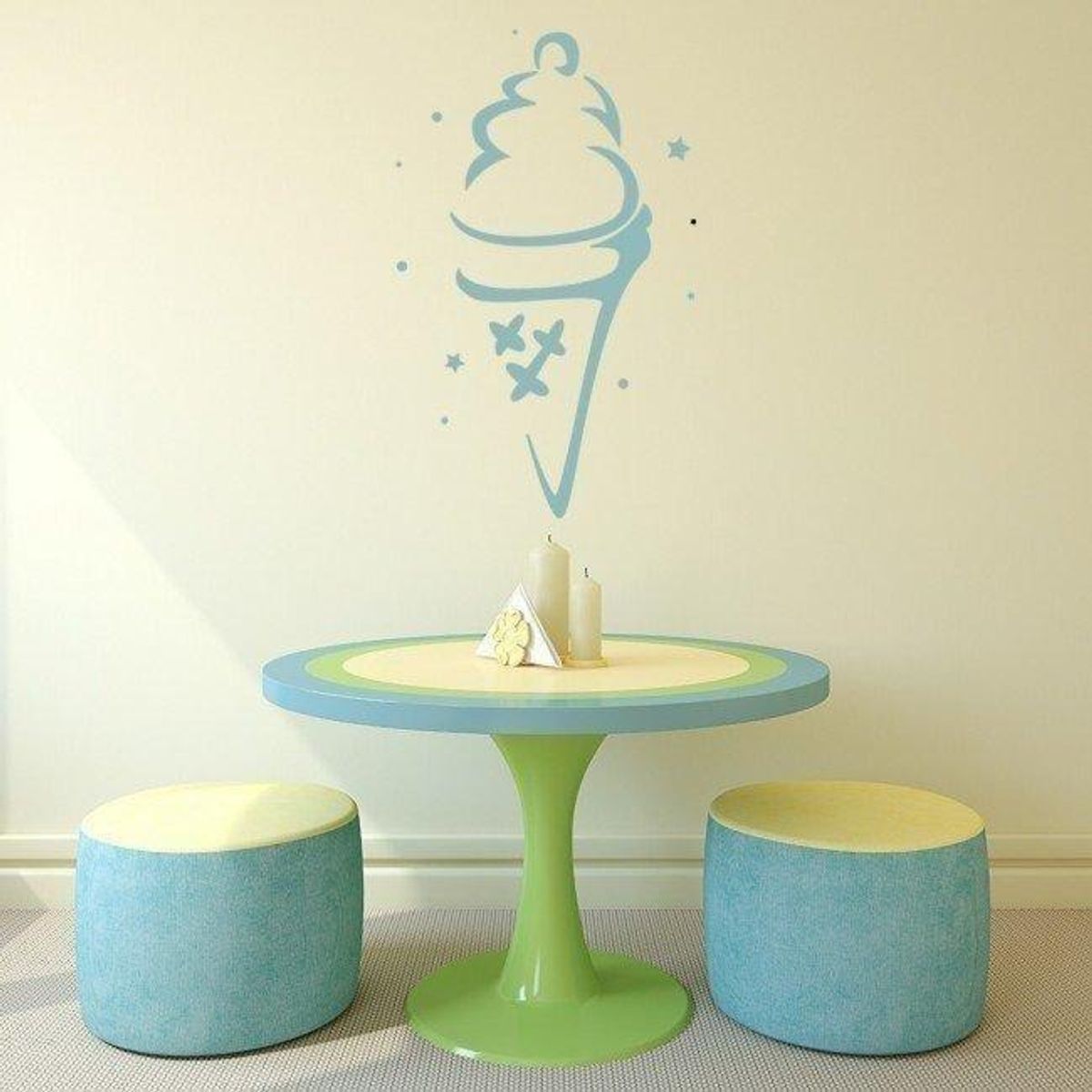 GENERICO - Decomural Ice Cream Kitchen Cafe WS-15720