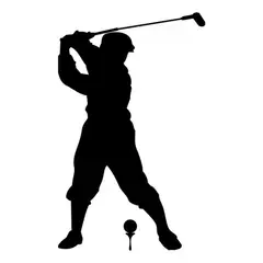 GENERICO - Decomural Tee Shot Golfer Golf WS-15740