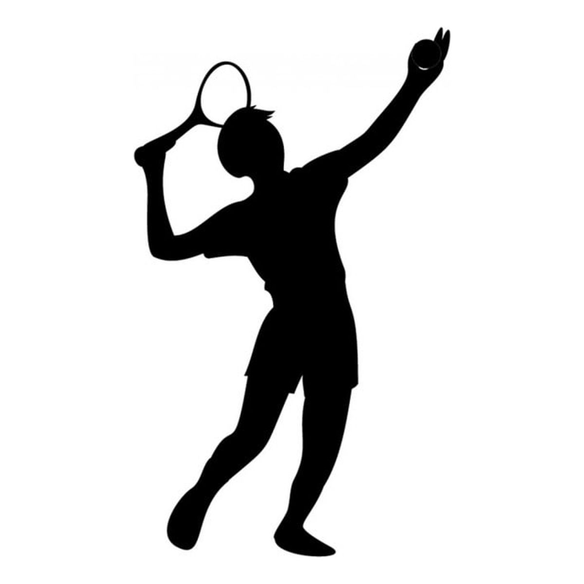 GENERICO - Decomural Tennis Player Tennis Serve WS-15748