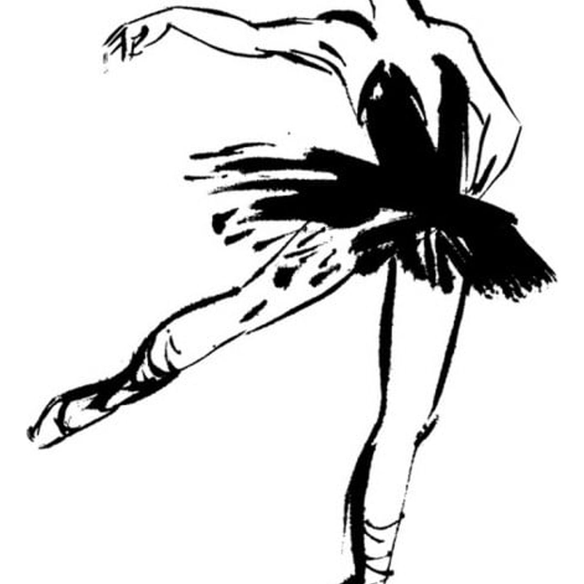 GENERICO - Decomural Ballet Pose Ballerina Dance WS-15761