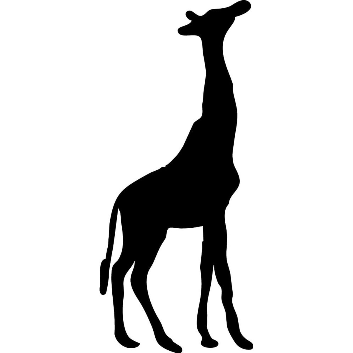 GENERICO - Decomural Baby Giraffe Safari Animals WS-15817