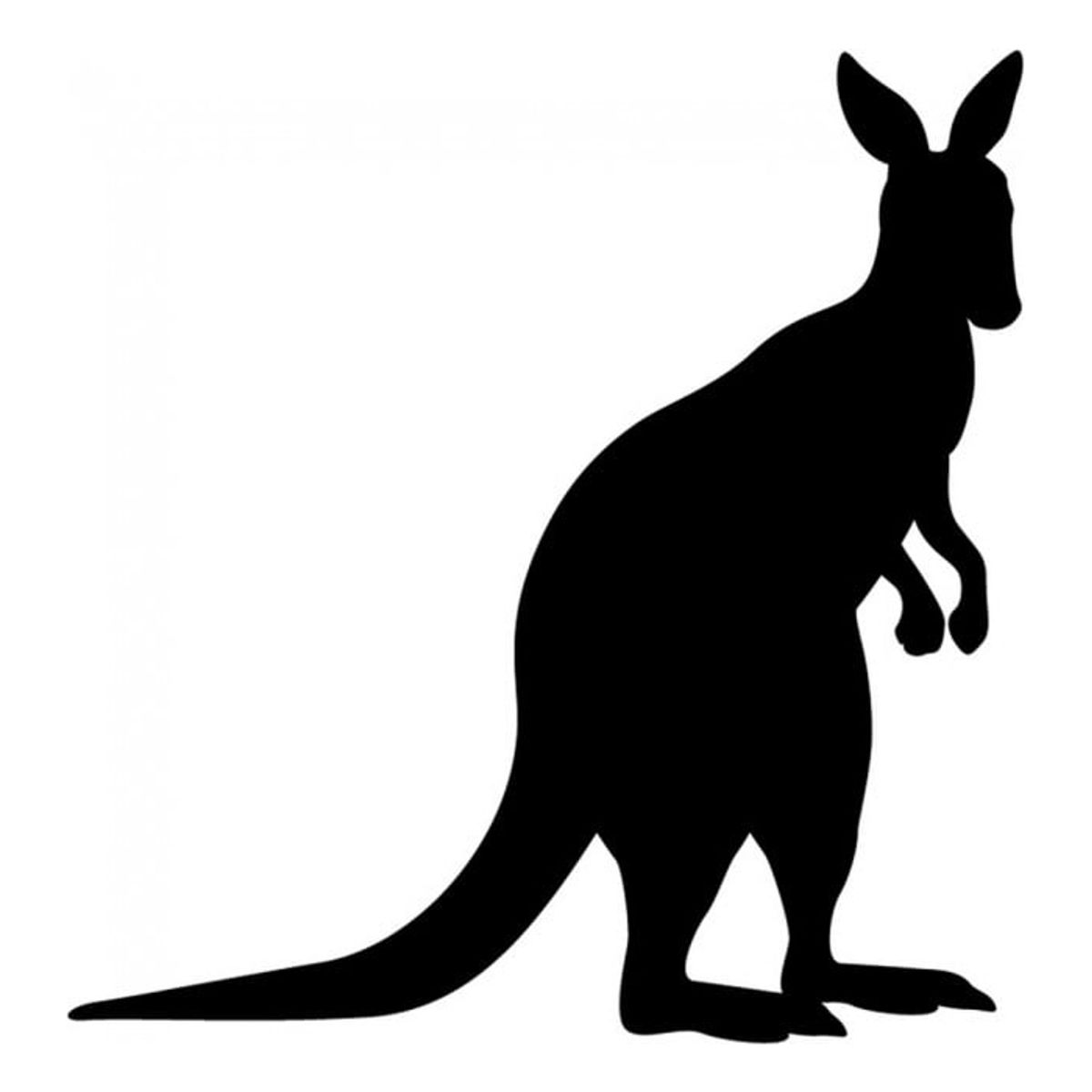 GENERICO - Decomural Kangaroo Wild Animals WS-15820