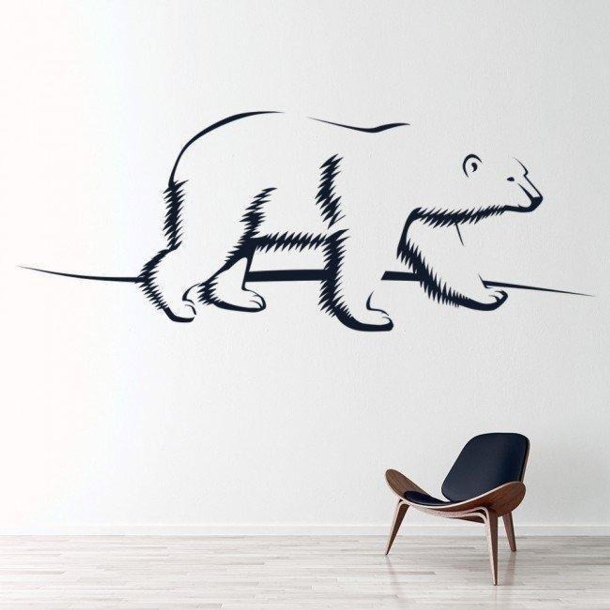 GENERICO - Decomural Arctic Animals Polar Bear WS-15825