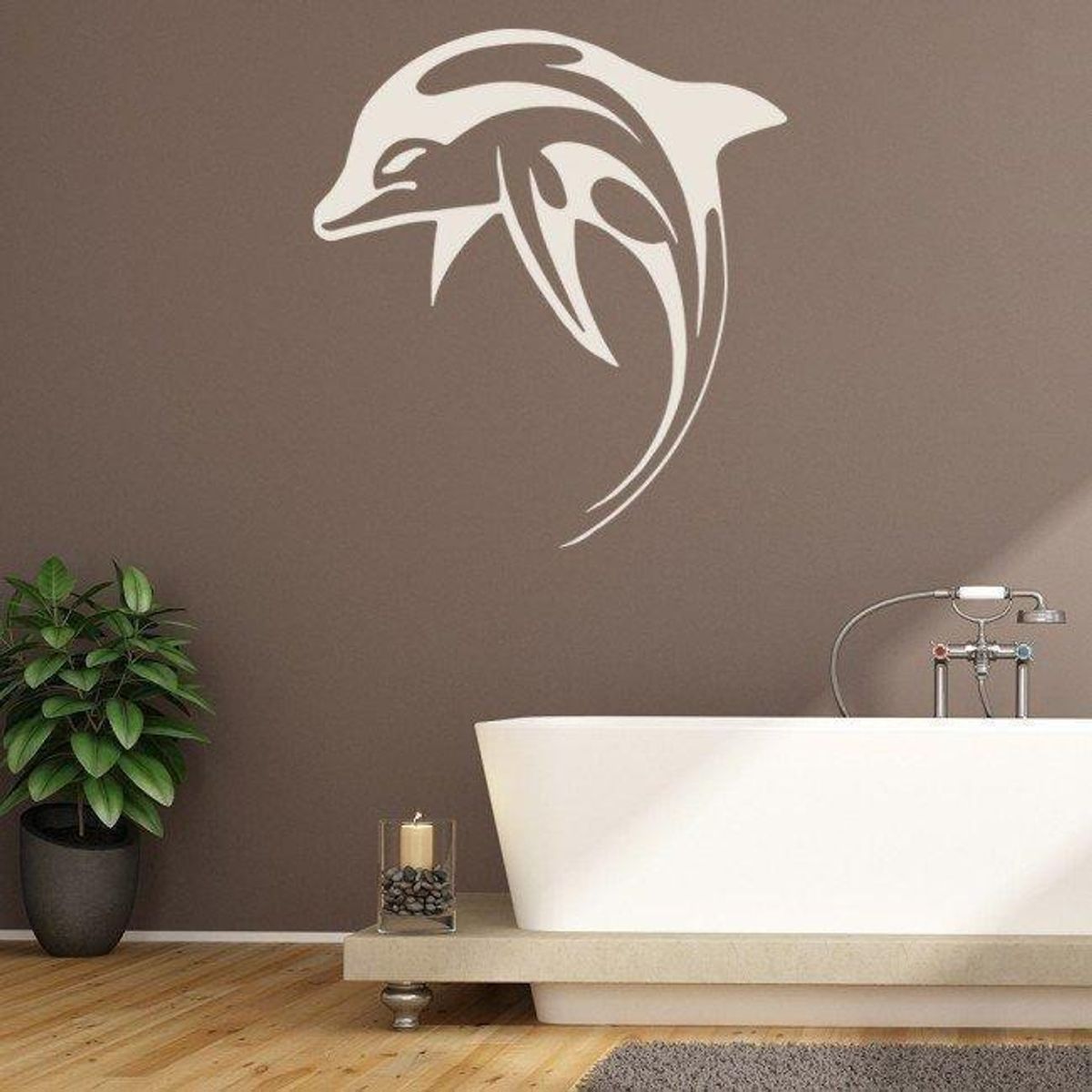 GENERICO - Decomural Dolphin Tribal Animals WS-15850