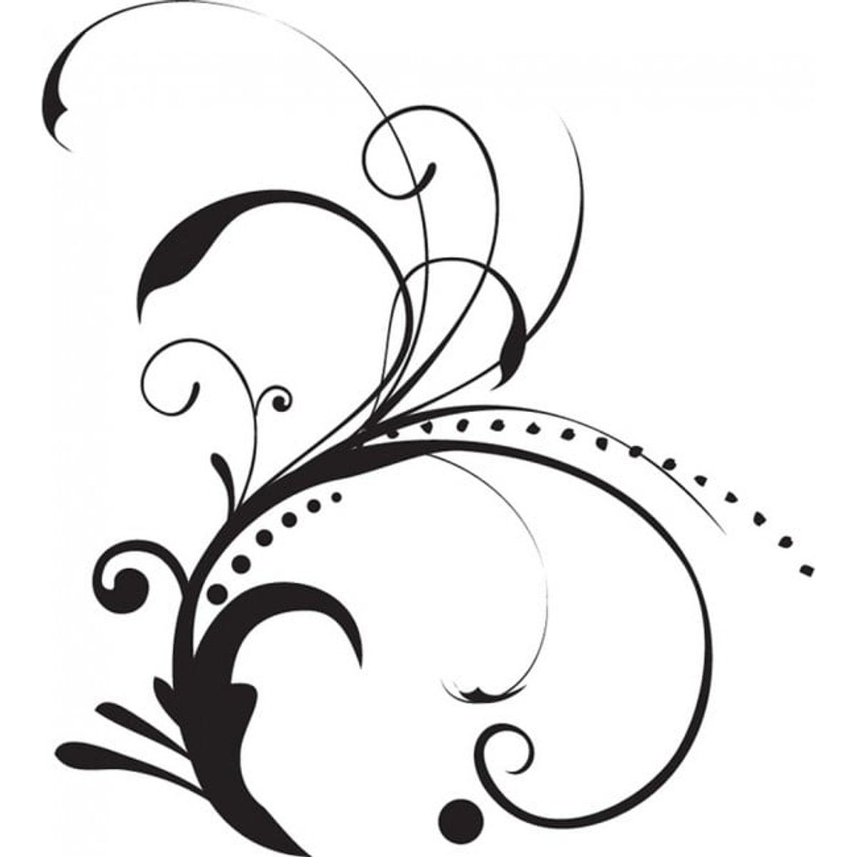 GENERICO - Decomural Swirl Vines Corner WS-15859