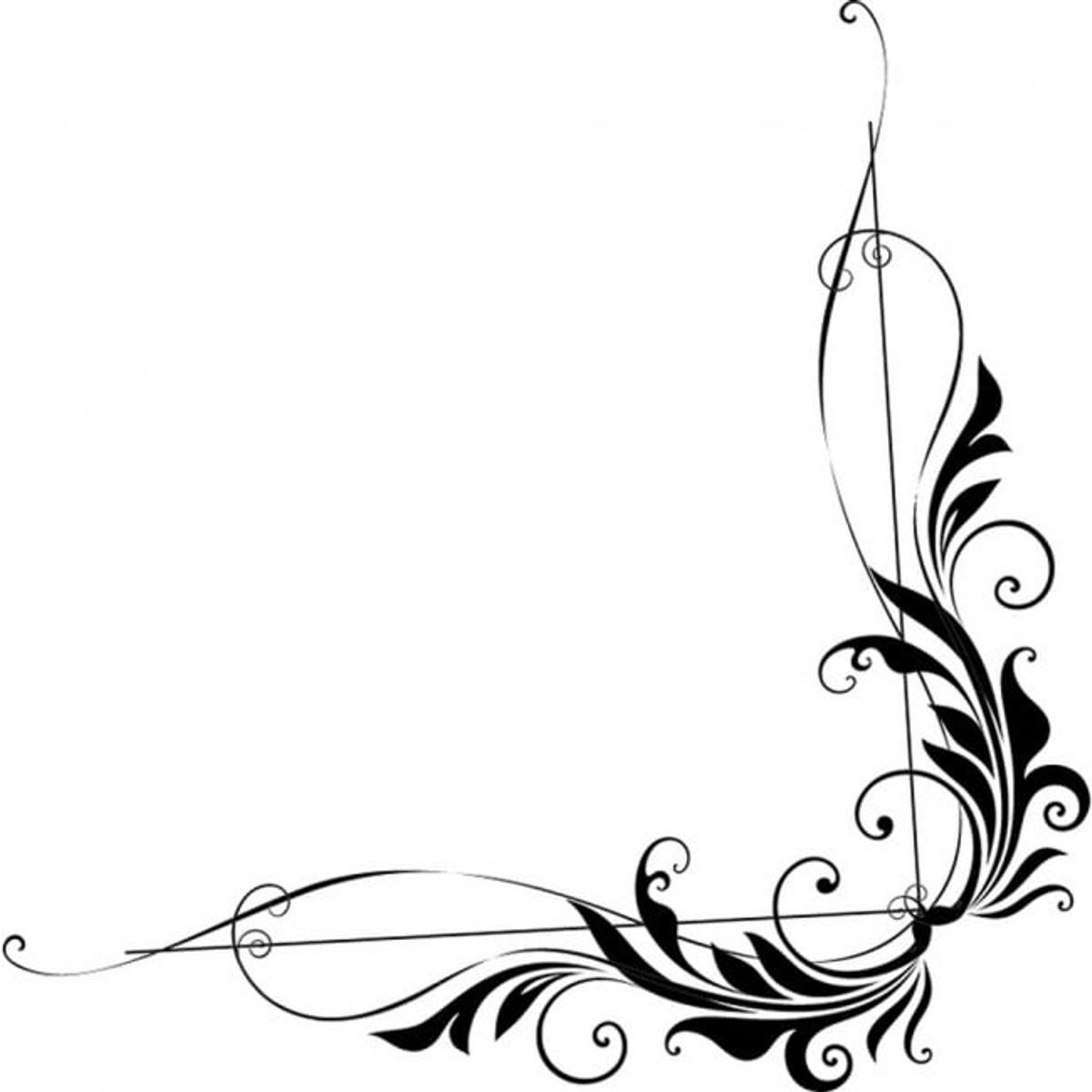 GENERICO - Decomural Curved Vine Leaf Corner WS-15865