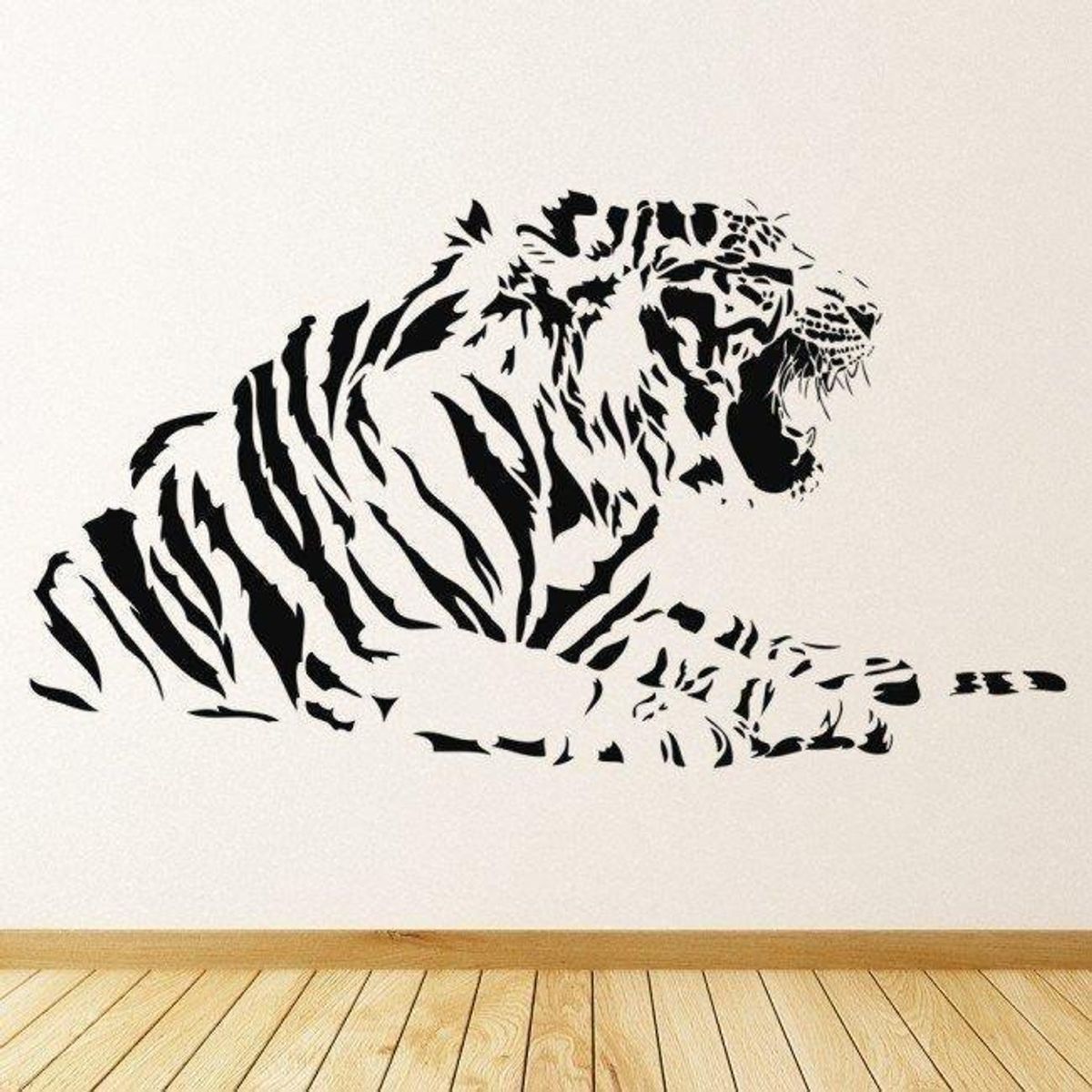 GENERICO - Decomural Growling Tiger Jungle Animals WS-15891