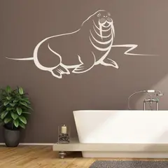 GENERICO - Decomural Walrus Sea Animals WS-15924