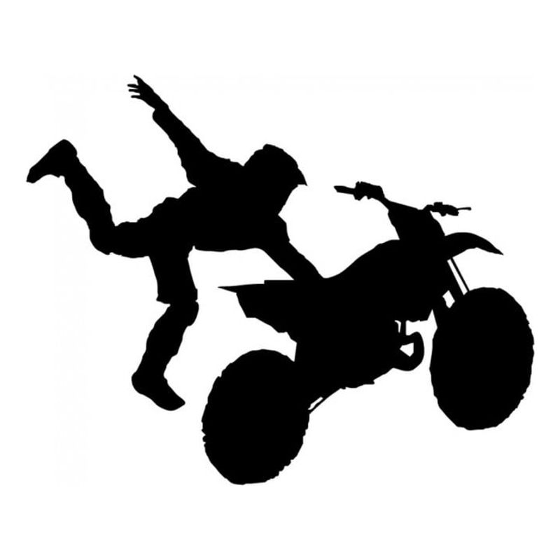 GENERICO - Decomural Motorcycle Trick Motorbike WS-15936