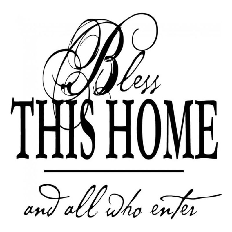 GENERICO - Decomural Bless This Home Religious WS-15942