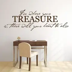 GENERICO - Decomural Where Your Treasure Is Family WS-15977