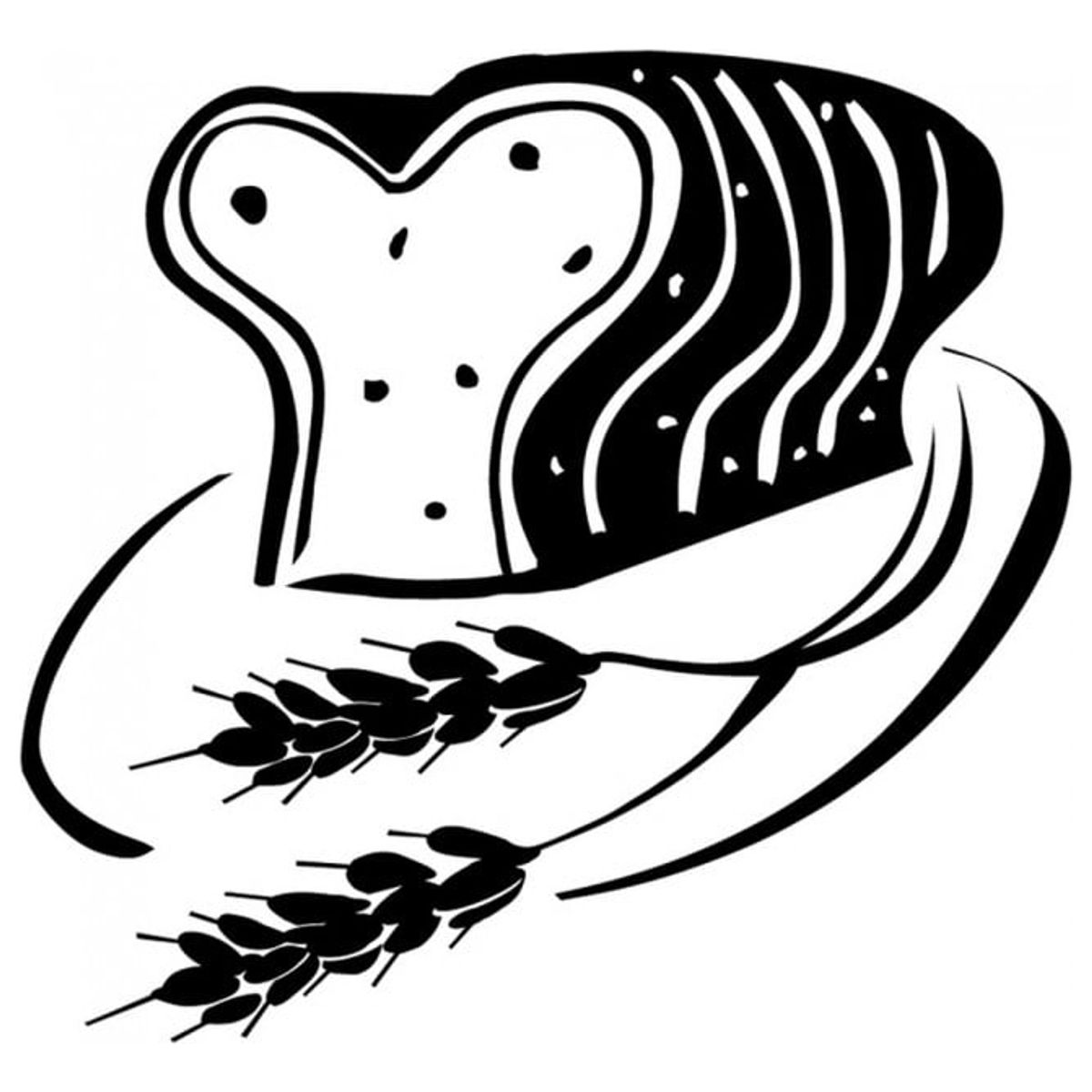 GENERICO - Decomural Bread Wheat Kitchen Cafe WS-15992