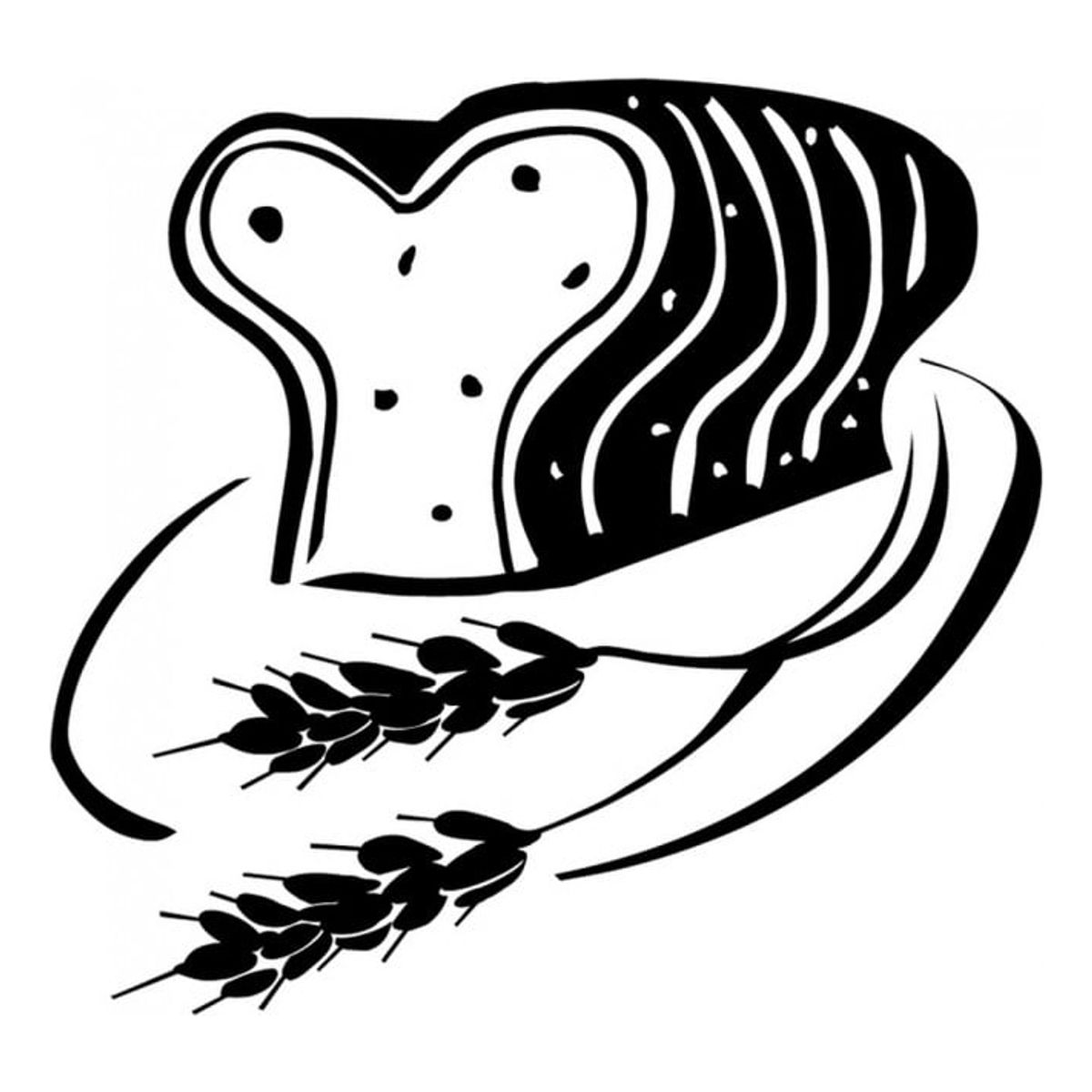 GENERICO - Decomural Bread Wheat Kitchen Cafe WS-15992