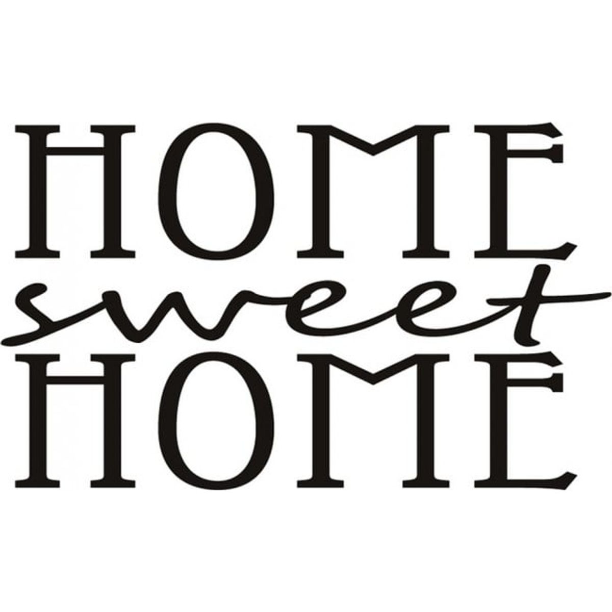 GENERICO - Decomural Home Sweet Home Family WS-16007