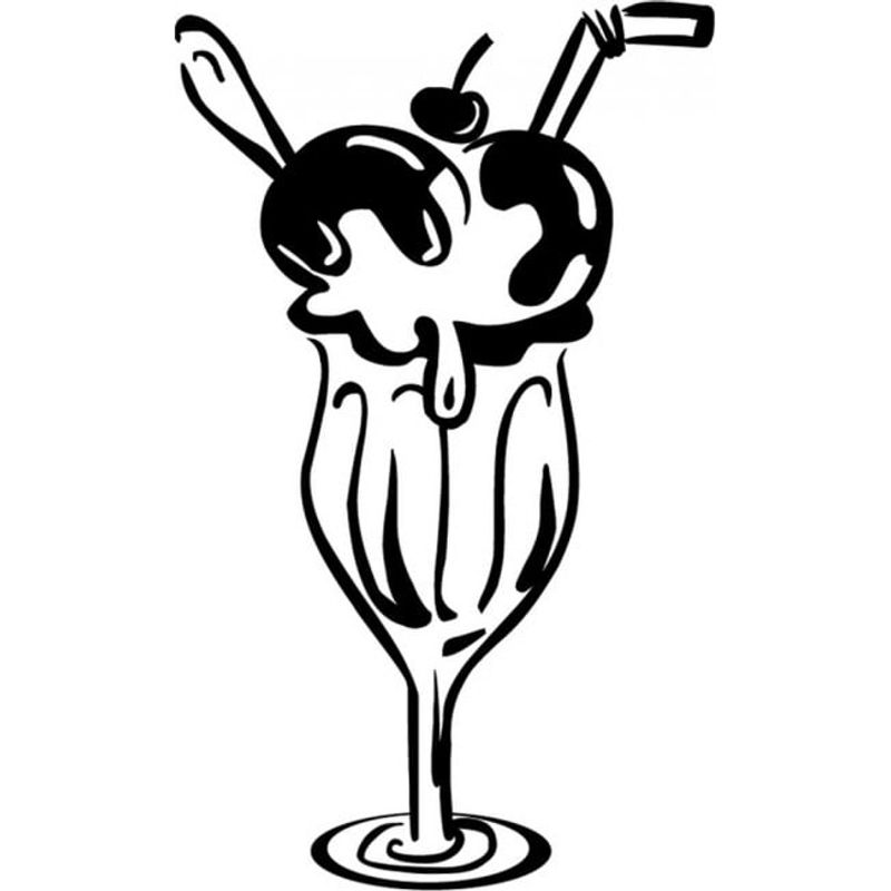 GENERICO - Decomural Ice Cream Kitchen Cafe WS-16035