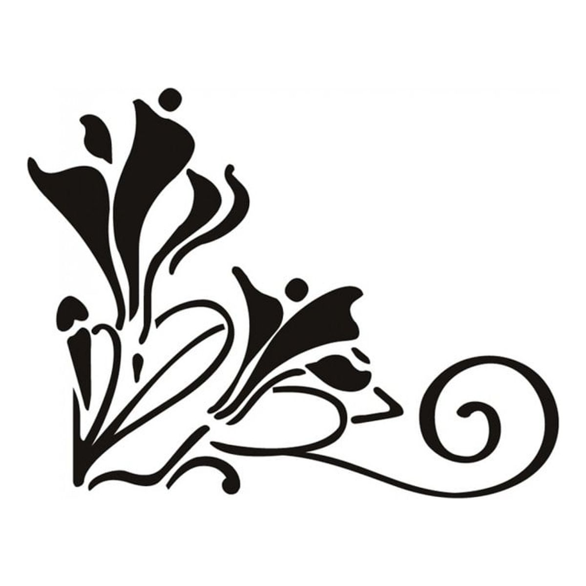 GENERICO - Decomural Tulip Flower Corner WS-16049