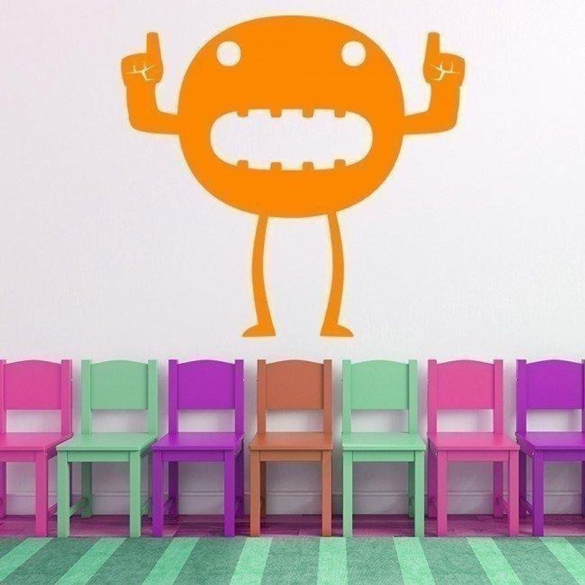 GENERICO - Decomural Angry Monster Scary Halloween WS-16208