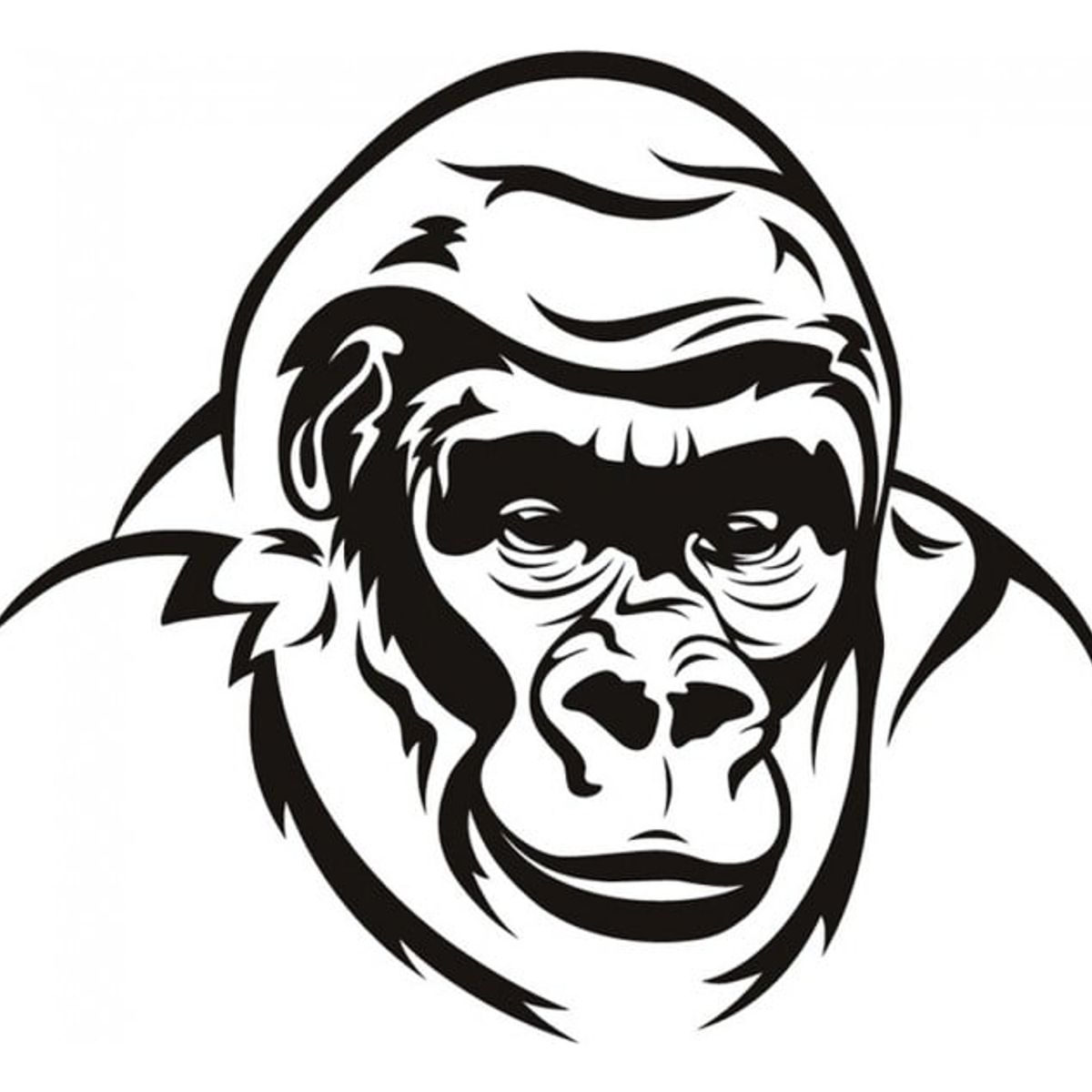 GENERICO - Decomural Gorilla Portrait Monkey WS-16239