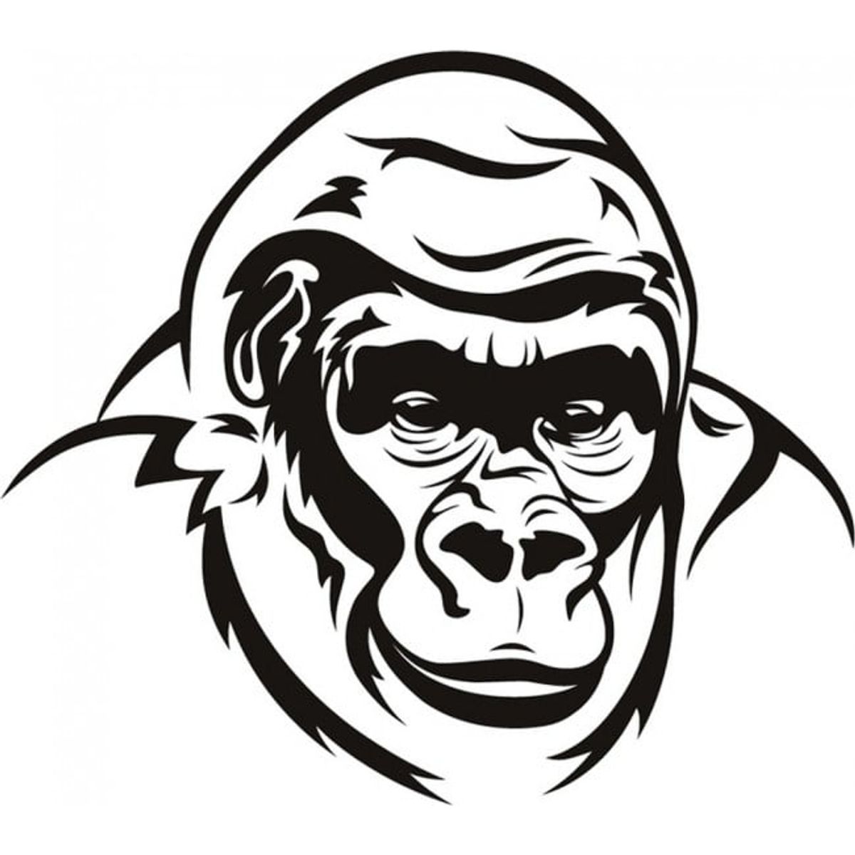 GENERICO - Decomural Gorilla Portrait Monkey WS-16239