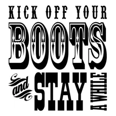GENERICO - Decomural Kick Off Your Boots Cowboy WS-16998