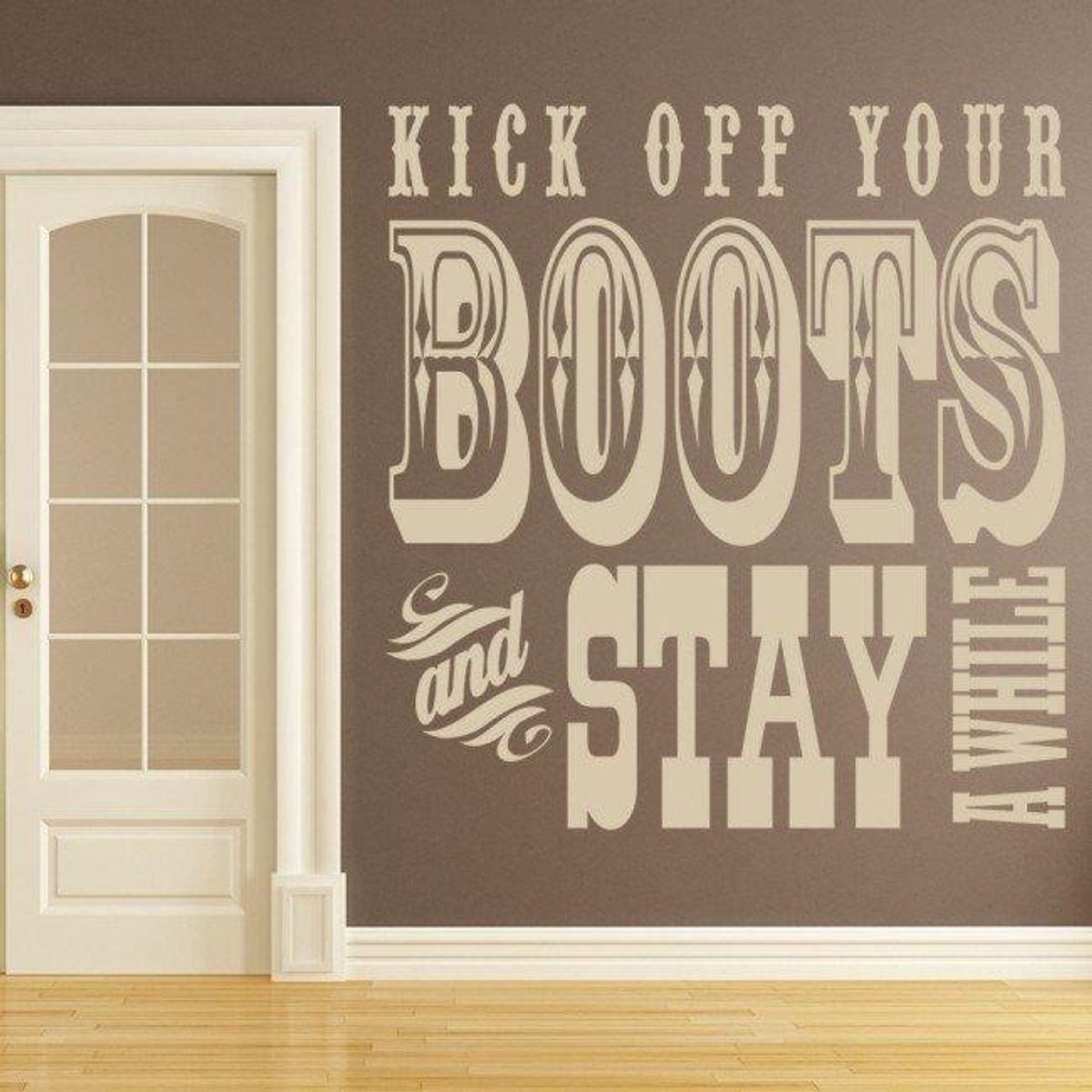 GENERICO - Decomural Kick Off Your Boots Cowboy WS-16998