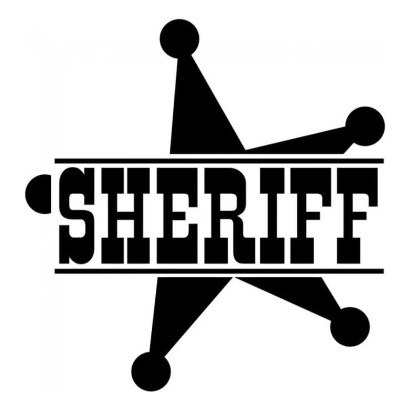 GENERICO - Decomural Sheriff Badge Cowboy WS-17002