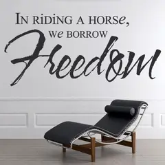 GENERICO - Decomural Freedom Riding A Horse WS-17023