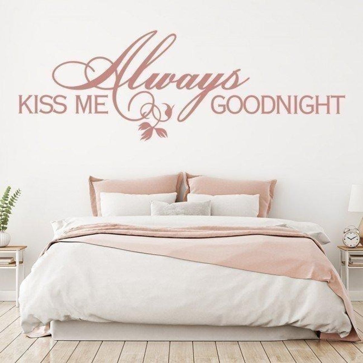 GENERICO - Decomural Always Kiss Me Goodnight Love WS-17038