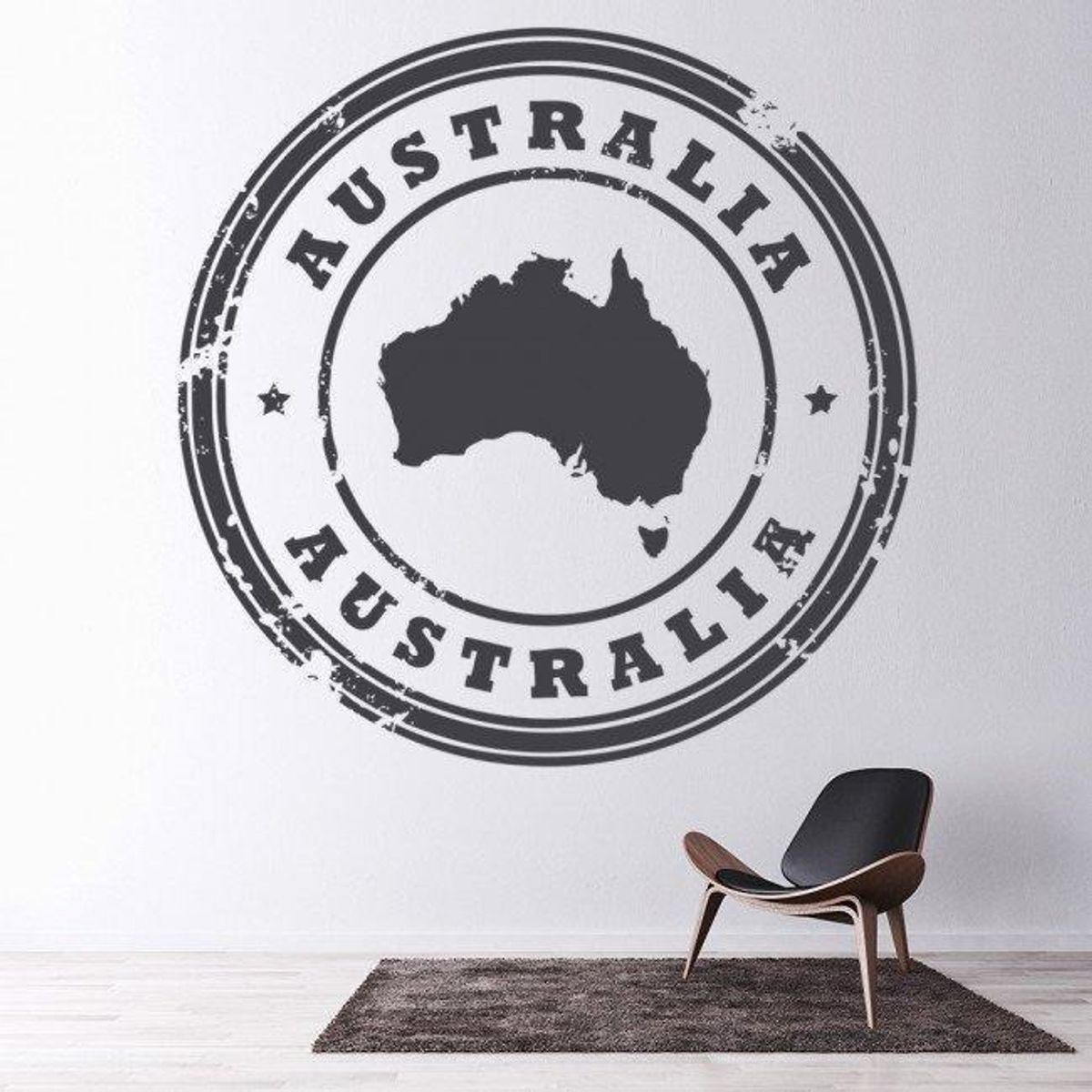 GENERICO - Decomural Australia Badge Map WS-17096