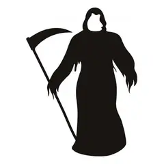 GENERICO - Decomural Grim Reaper Halloween WS-17101